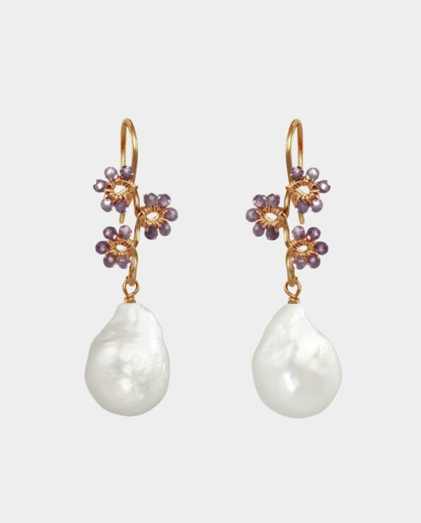 VARIANTS - Baroque pearl with gemstone - pic. 3
