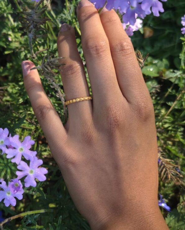 Louise Mouillon - ring with ornamentations - pic. 1