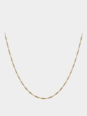 Joan Of Arc - twisted gold necklace