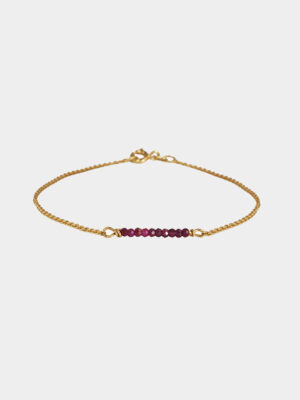 Adelperga - armbånd med rubiner