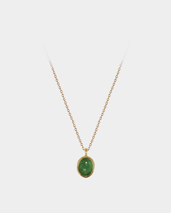 Amastris - halskæde med smaragd - pic. 1