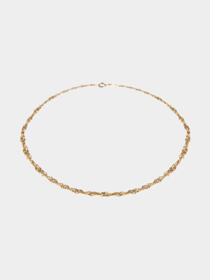 Pythodoris - fine twisted gold bracelet