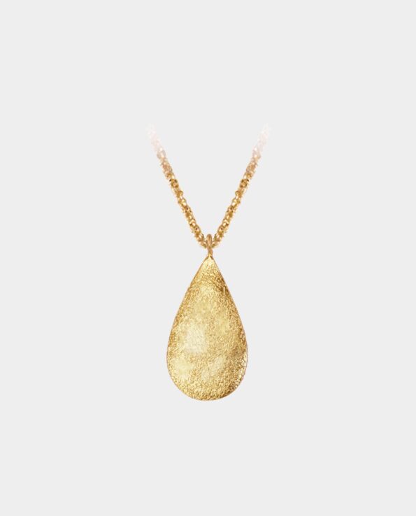 Susanna Salter - teardrop-shaped pendant and Venetian necklace