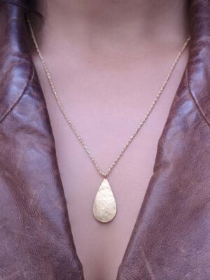 Susanna Salter - dråbeformet vedhæng og veneziakæde - pic. 1