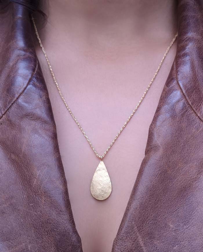 Susanna Salter - teardrop-shaped pendant and Venetian necklace - pic. 1