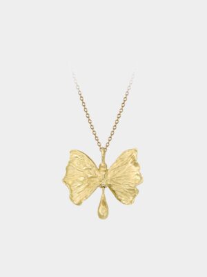 necklace with butterfly