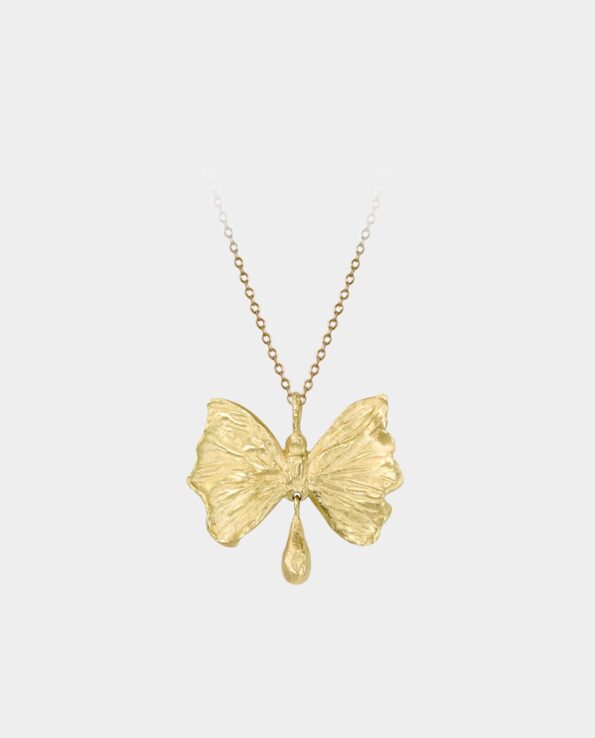 necklace with butterfly