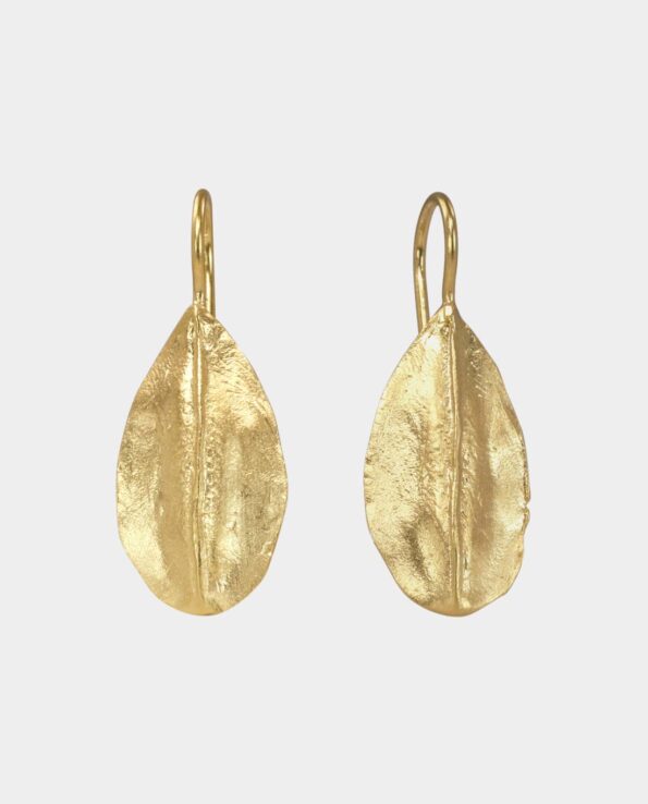 leaf shaped earrings