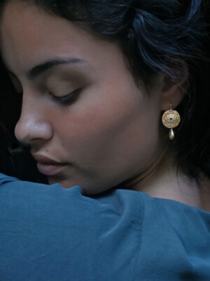 earring with massive drop model