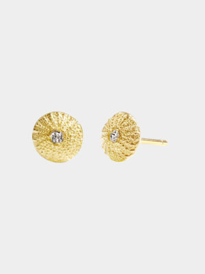 small sea urchin earrings