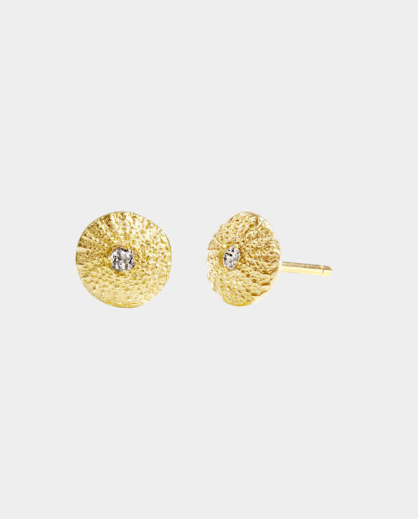 small sea urchin earrings