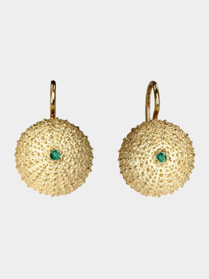 sea urchin big size with emerald