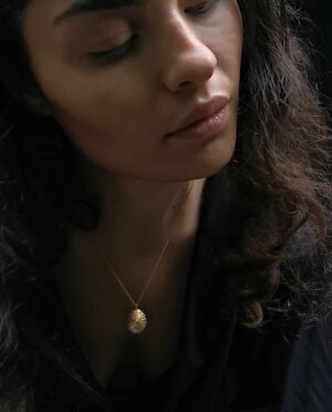 necklace with abelone shell