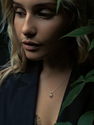 necklace with silver conch