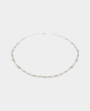 twisted brachelet in silver