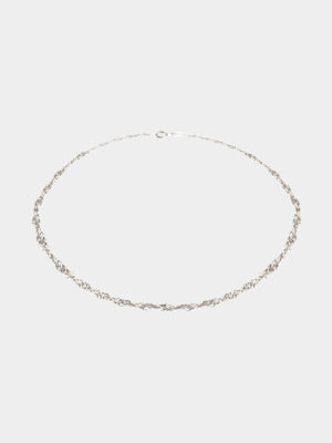 twisted brachelet in silver