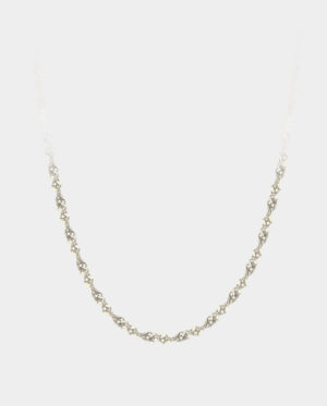 twisted silver necklace