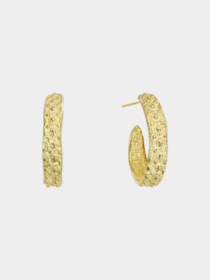raffaella small hoops with dots